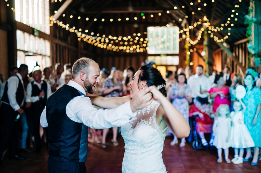 first dance at aylesford priory wedding