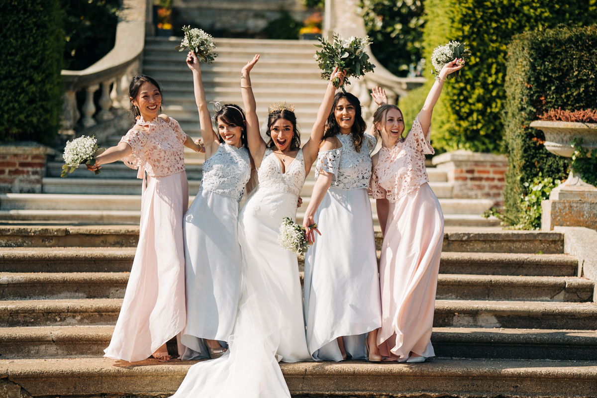 bridesmaids at Eastwell Manor