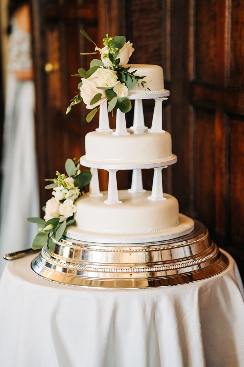 wedding cake at Eastwell Manor